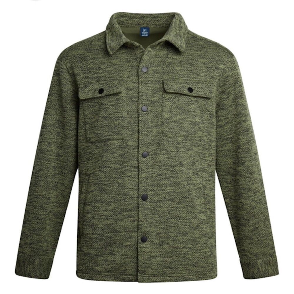 NWT - George Men's Knit Fleece Shirt Jacket